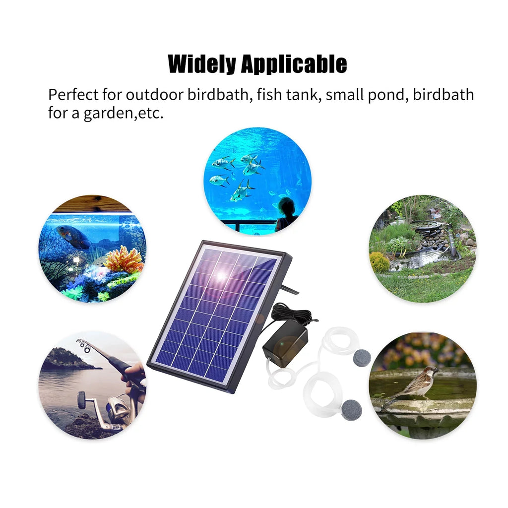 Aerator Aerator Stones 2 Pond Pump Oxygenation Air Aerator Air Fish Pump pump, Air Stones Bubble BubbleAerator Fish Pool Air Fish6w Pump With Solar Air GoolRC Yaliya Bubble Pump