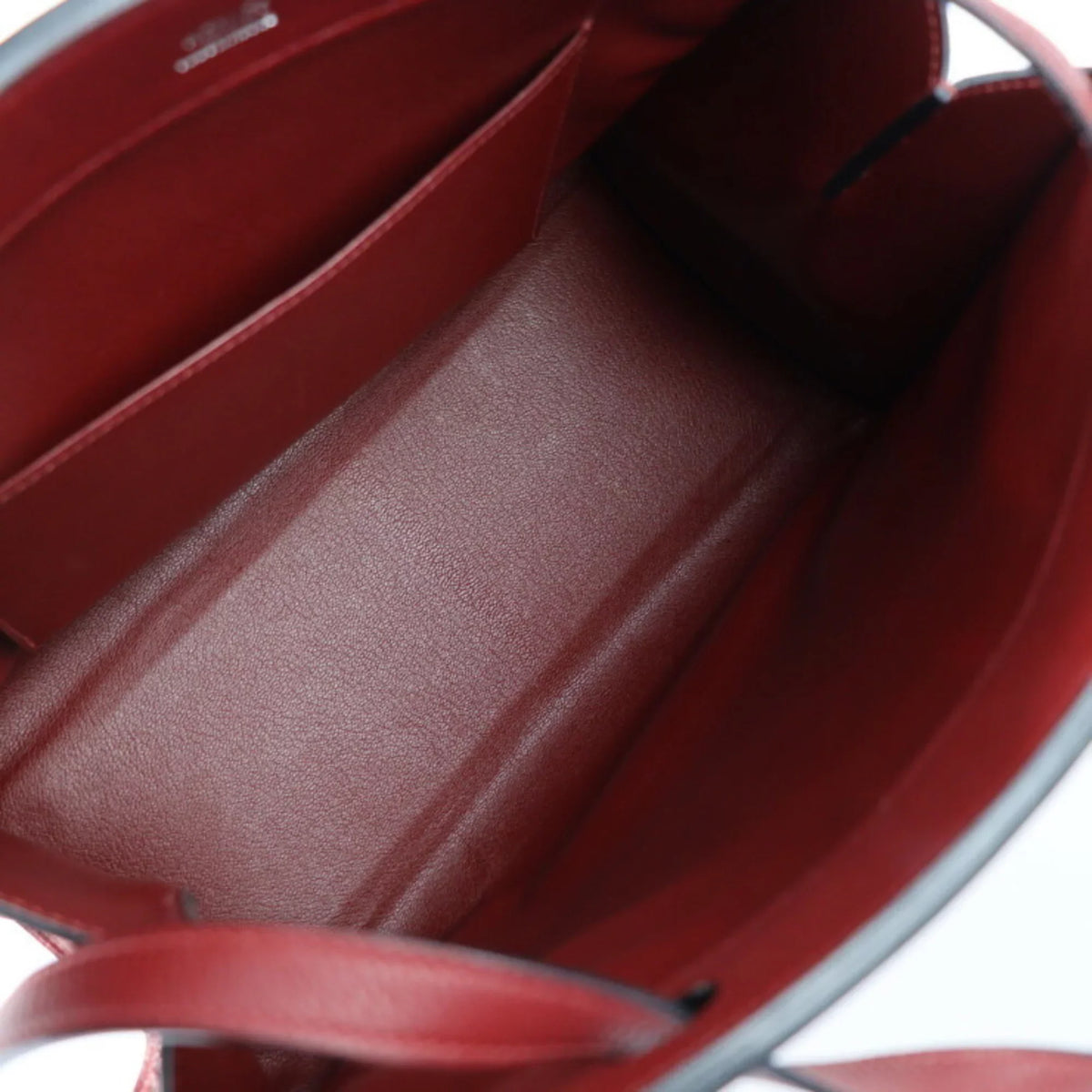 □E Museau stamp Ash (Good) Rouge Taurillon Shoulder bag HERMES Tote Hermes Pre-Owned Clemence
