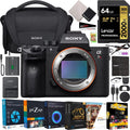 Photo Sony Camera Body Gear a7R Deco ILCE-7RM3A/B Software Kit Memory Version Frame + Sony Mirrorless 64GB Case New Lexar Accessories with Video 2000X III + Full LCSU21 Card, Bundle
