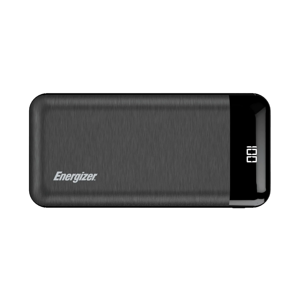 Black, Energizer UE20058 20,000 Power Bank, mAh Max
