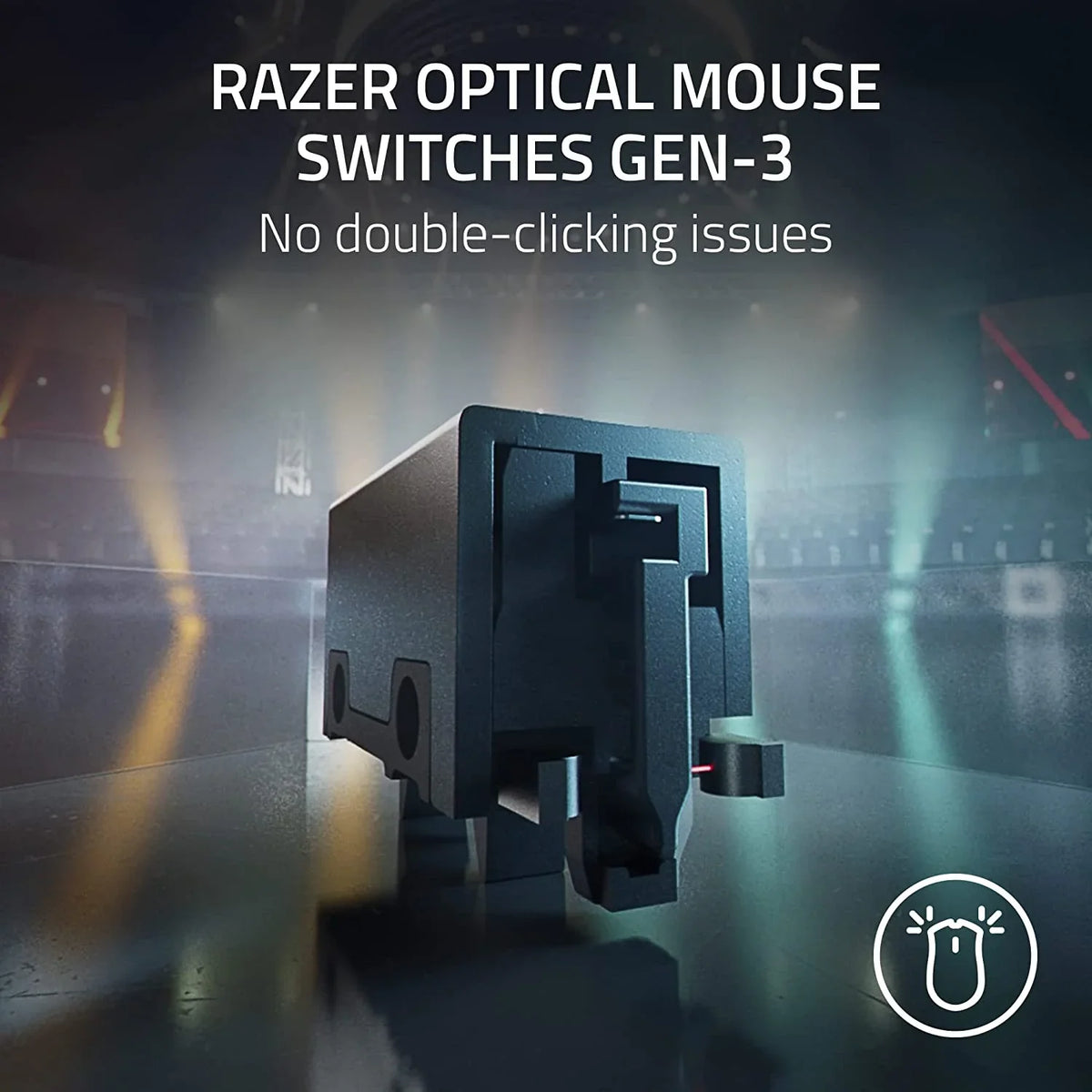 leggero Ottico Ergonomico Leggero DeathAdder E-Sport Mouse Wireless Wireless V3 (Design per Interruttori Focus Pro Mouse Edition da 30K, Gen-3, Razer Faker 63g, HyperSpeed) - Sensore Pro del