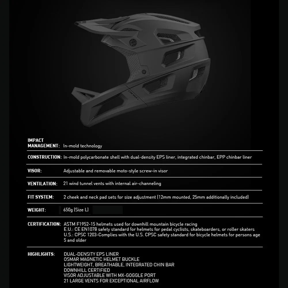 with Cycling MTB Yourself Adjustable Visor this Helmet