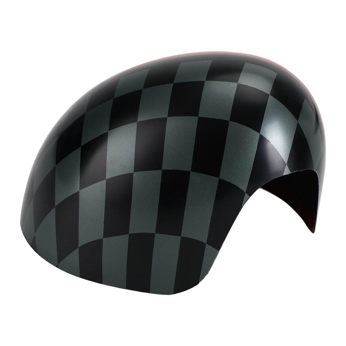 checkered F55 Red Hardtop Mirror F56 for Cover Black/Grey Cooper MINI