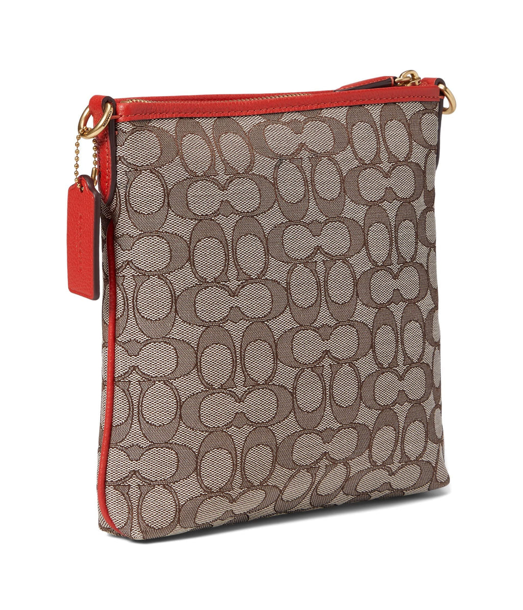 Coach Crossbody Bag Jacquard Kitt Print Ladies Coach