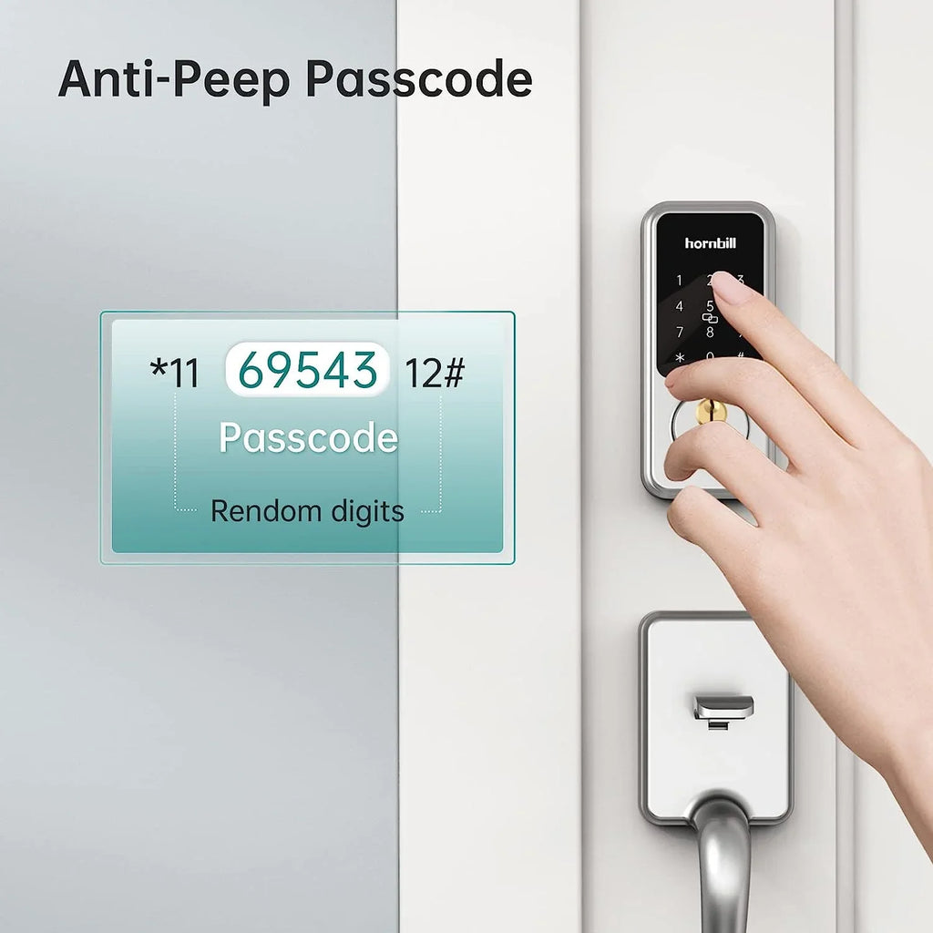 Door GOURE for Digital Door Keypad Electronic Locks Bluetooth Smart Deadbolt: Code House Front Airbnb Keyless Lock, Locks Entry
