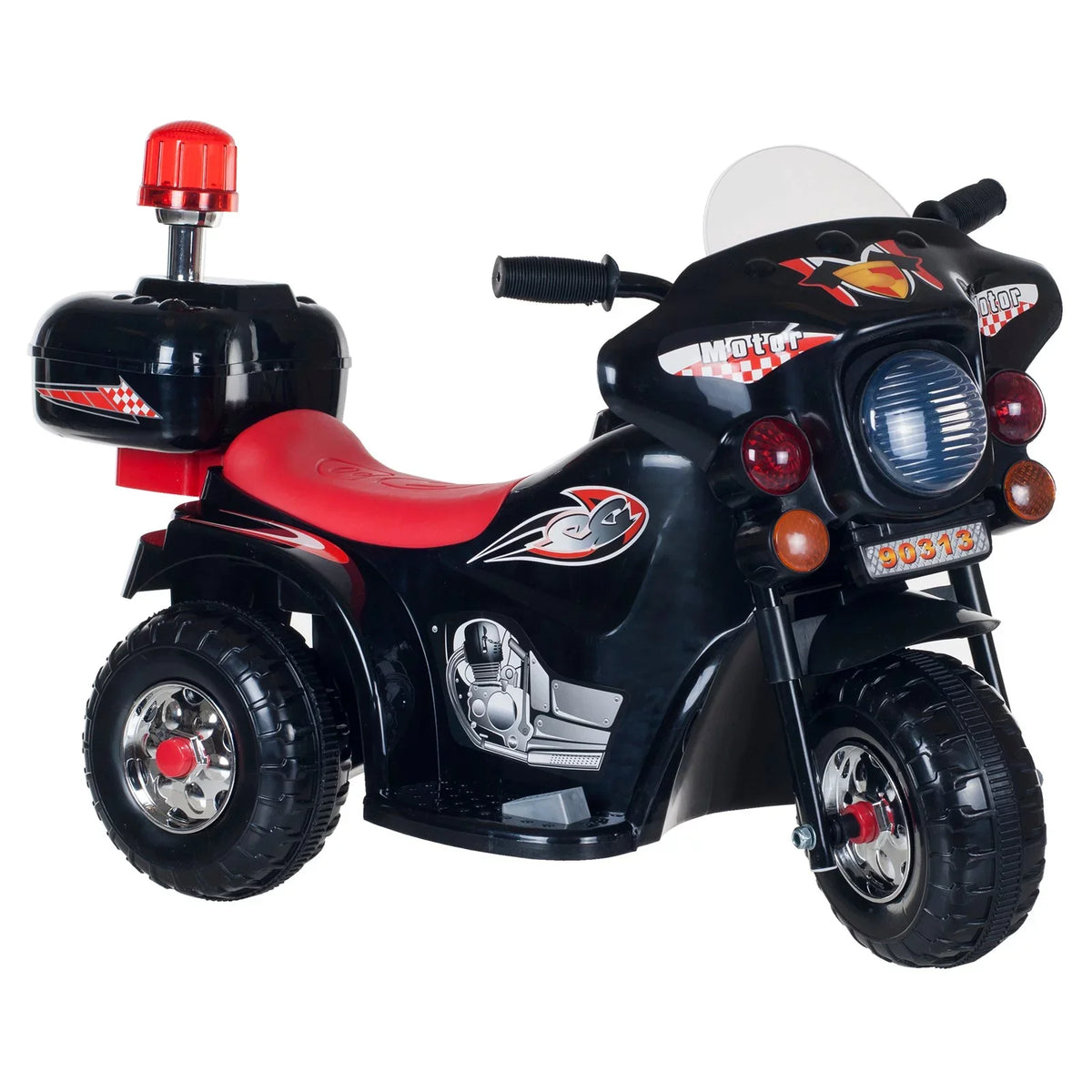 3 Wheel Lil Kids on Ride Toy 80-90313W Motorcycle Rider for