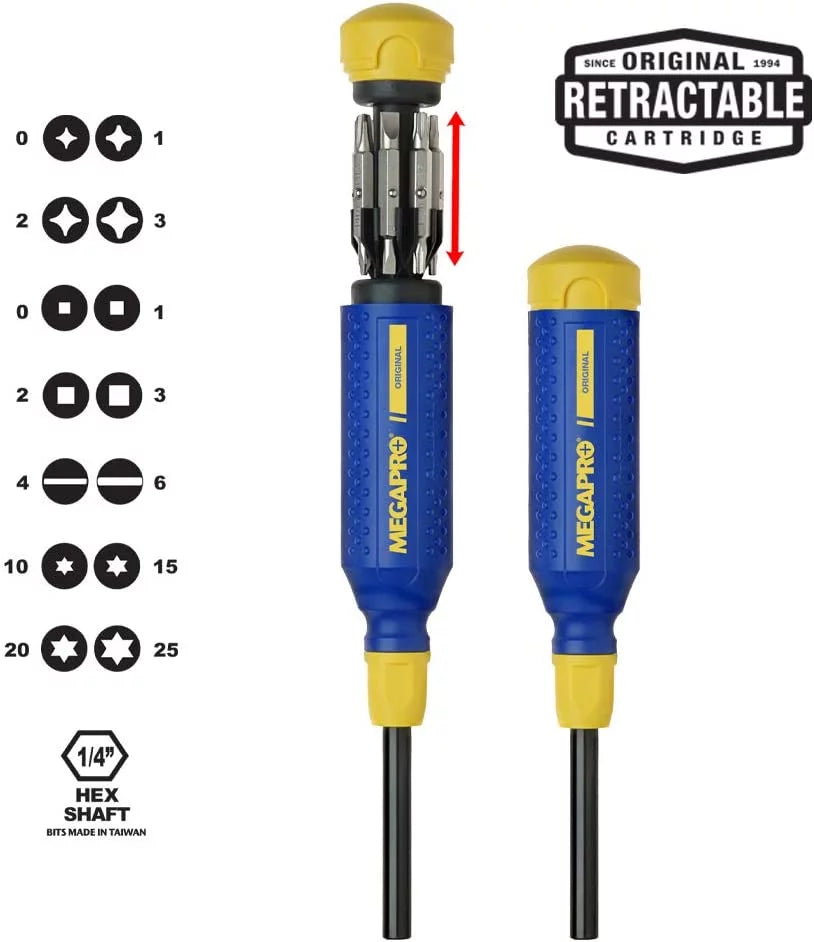 Original Blue/Yellow 15-In-1 NAS Megapro 151NAS-CS Driver,