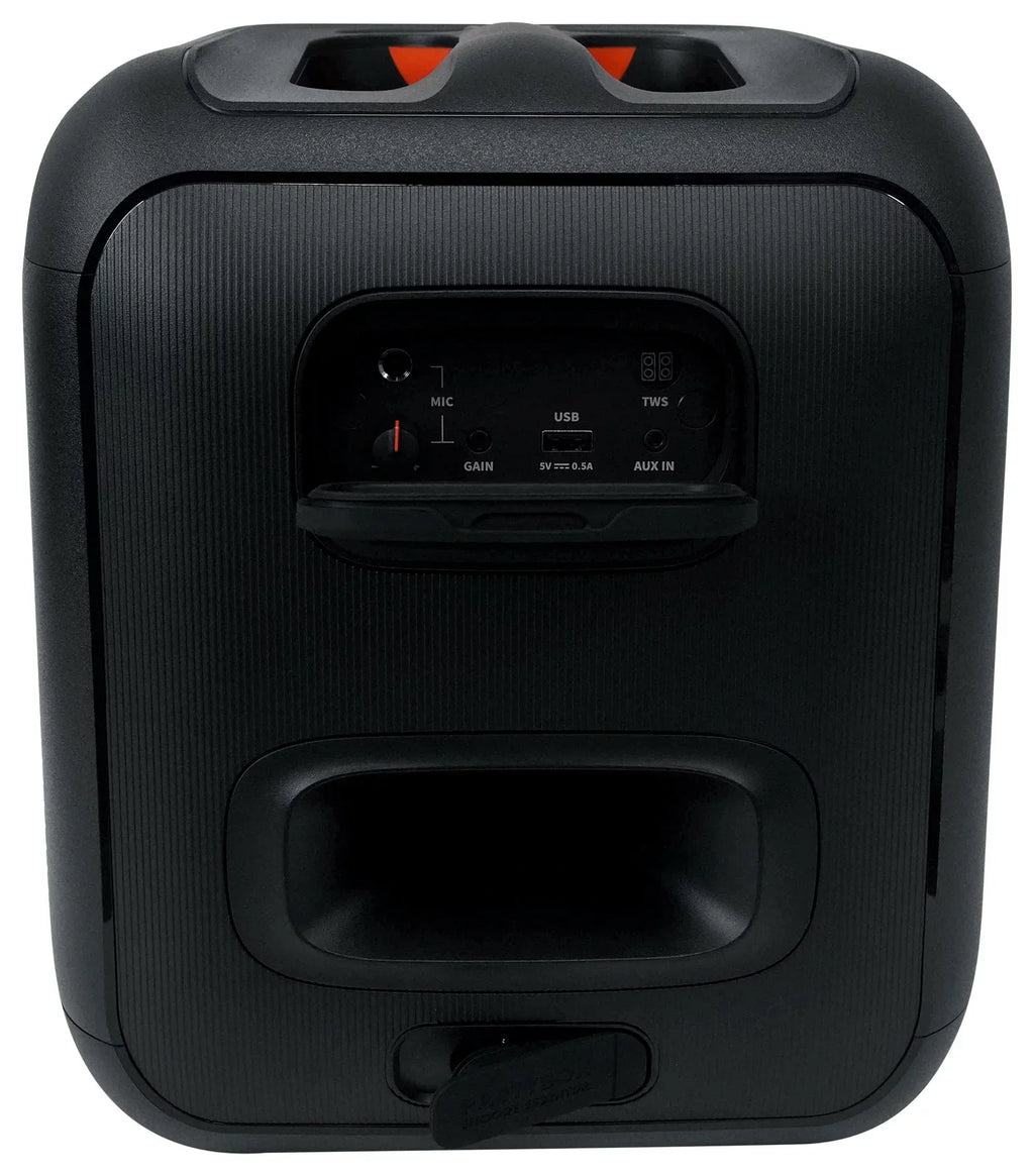 Essential w Portable Partybox Compact JBL Mics LED+Wireless Party Speaker Encore