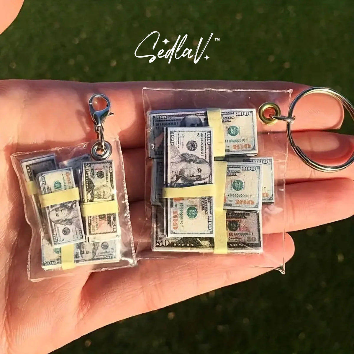 Stack Key SEDLAV Keyring Bag Item Keychain Money – Stylish Holder Mini Handmade