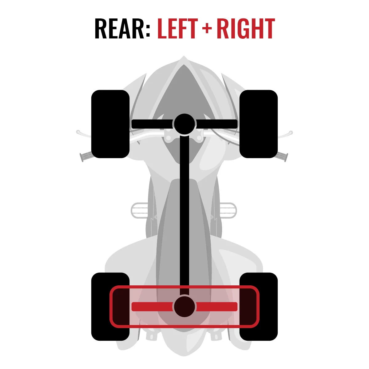 Left Renegade 2 XXC pc Axle Can-Am 800 compatible EFI with Rear 2013-2015 STD Right - XT 4X4 Sixity