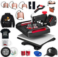 Precise Transfer Printing, Digital Banner Heat Printer, 1, T-Shirts, Canvas LCD Transfer Control in Press Red Vinyl Pillow, 360 Inches 12 8 Printer Sublimation Machine x Bag, Away Swing for 15
