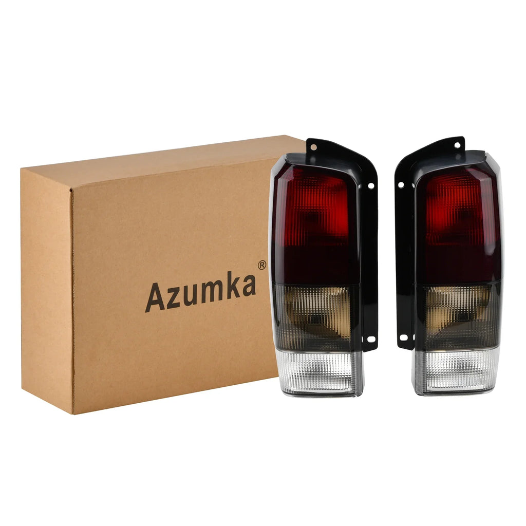 Tail 1997-2001 Jeep 97-01 Lights Set(Left Right)Compatible Lamps with Cherokee XJ Fits Rear Lens XJ + Smoke for Tail Red/black