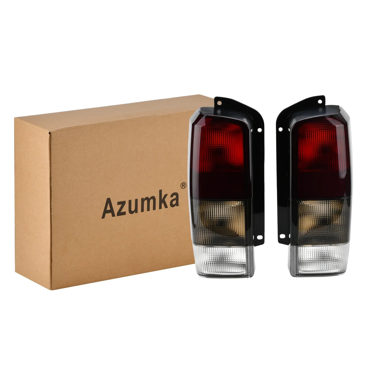 Tail 1997-2001 Jeep 97-01 Lights Set(Left Right)Compatible Lamps with Cherokee XJ Fits Rear Lens XJ + Smoke for Tail Red/black