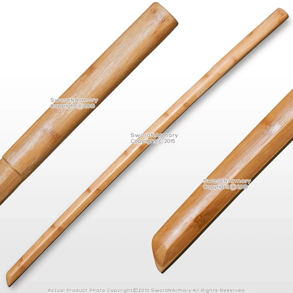 Daito Kendo Bokken Training Practice Bamboo Compressed 40" Lightweight Sword Bokuto Katana