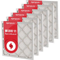 Pack) 11 Filter MERV Pleated USA Air (6 Made - 20x23x1 SpiroPure in Filters