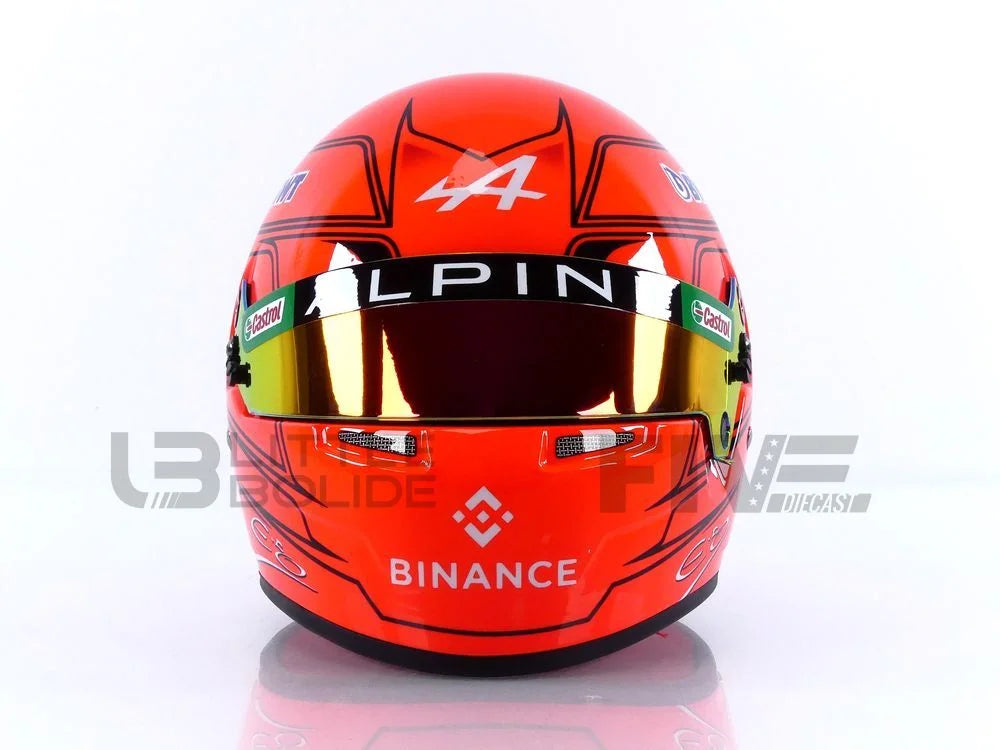 Ocon Esteban - HELMET Alpine - 2023 1/2 MINI CASQUE