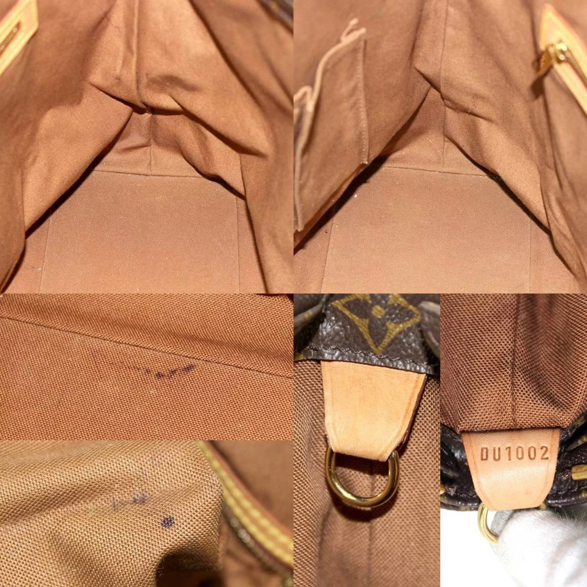 M51151 Handbag VUITTON Tote Pre-Owned Monogram (Good) Louis LOU Bag Meso Vuitton Hippo