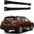 Subar-u Cargo Premier Rack Crossbars – Box Black Fit Rooftop Board, Luggage, for Bars Cross for Carrier Outback Chrome Bike Ski ROKIOTOEX Touring 2015-2019 SO14T Roof Lush Side Rails,