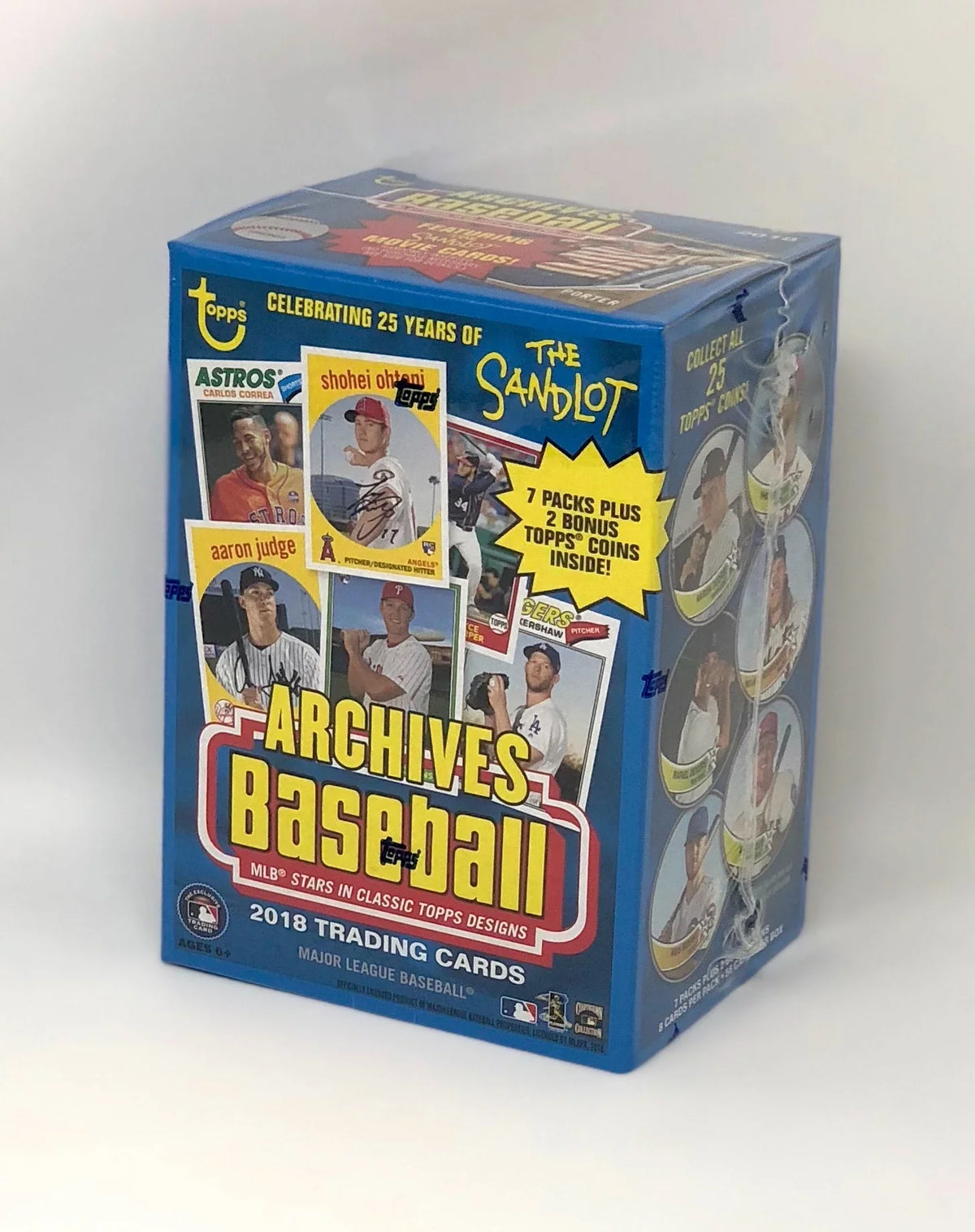 2018 Packs/8 2 (8 Blaster Inserts) Topps Coin Box Archives Cards, Baseball