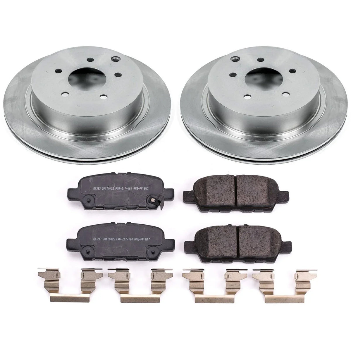 Replacement Stop Rotor QX60 and Pad Infiniti KOE8021 Stock 2019 Brake Kit Power Rear Fits