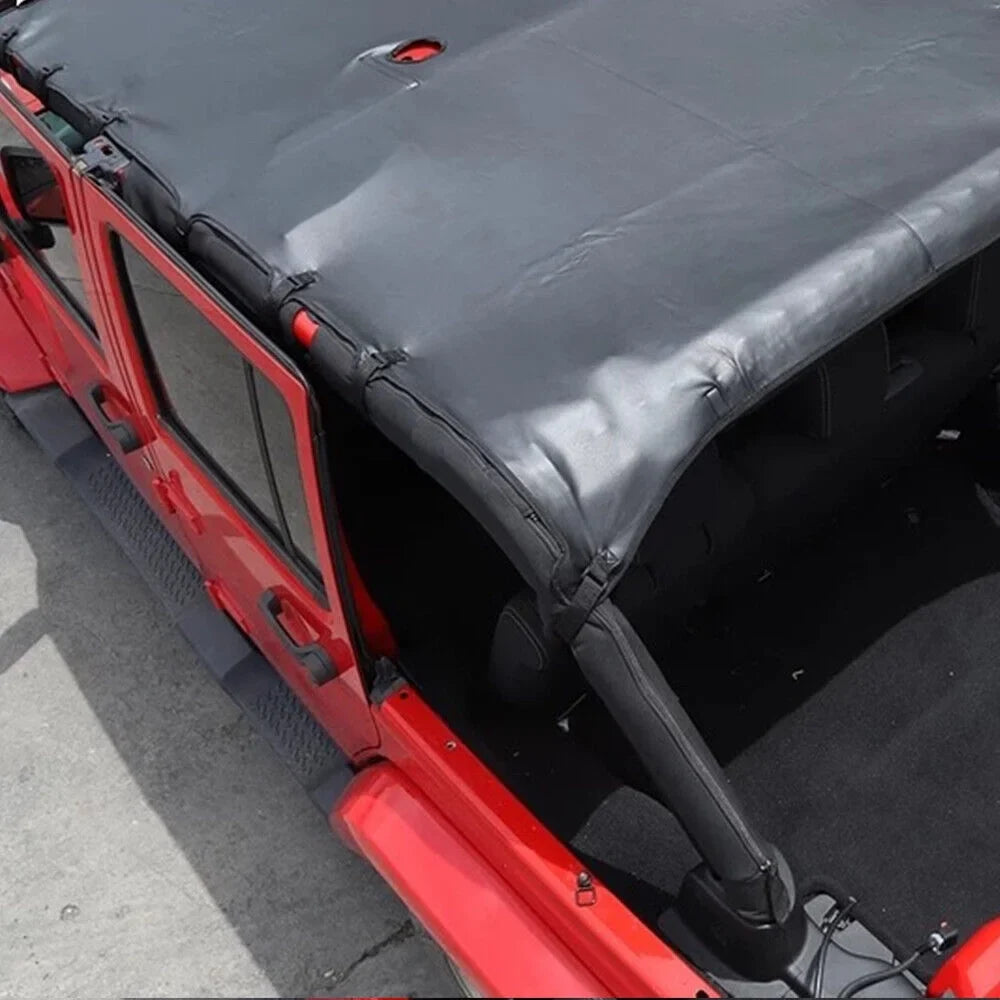 Jeep Leather Installation Easy Top 07-18 JKU with Sun Protection JK Ultimate Wrangler Enhance Protection Your Sunshade - and