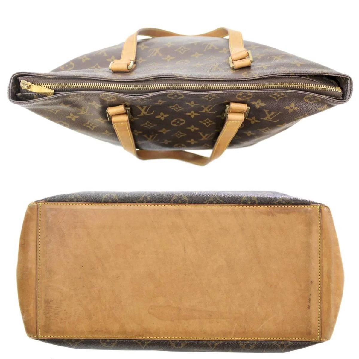 M51151 Handbag VUITTON Tote Pre-Owned Monogram (Good) Louis LOU Bag Meso Vuitton Hippo