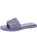 Leather Burch Womens Slide T Slides Tory Sport Sandals Double Flat