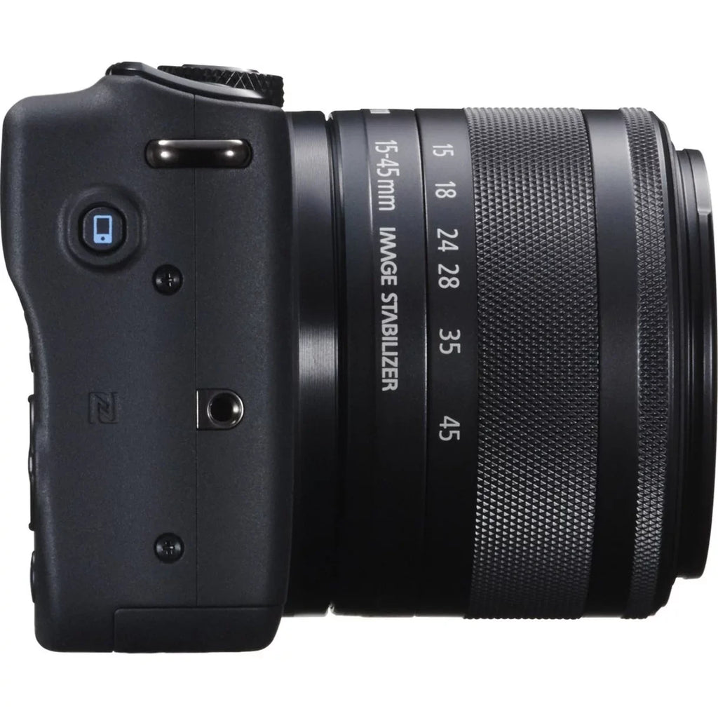 Megapixel Canon M10 Camera with Lens, EOS Mirrorless Black 1.77", 18 0.59",