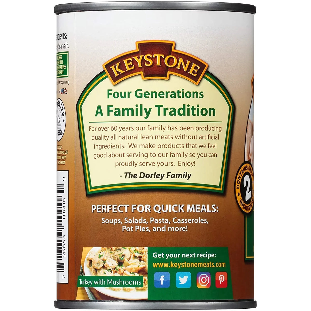 Emergency For ✅ oz Pack) Turkey Keystone and Can All Eat Hiking Backpacking 14.5 (6 to Food ✅ Natural Camping Survival Ready