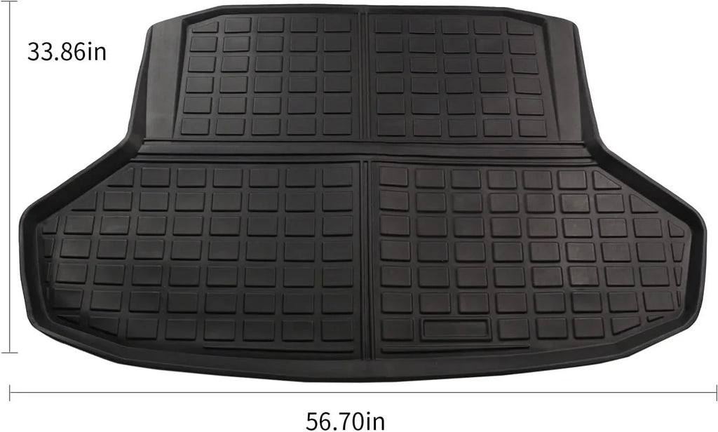Tray 2023 2022-2024 Honda All fit Cargo Liner Trunk Cover , 2022 Black Honda Mat Civic Weather Floor for Trunk 2024 Accessory Civic Cargo Rear Rear