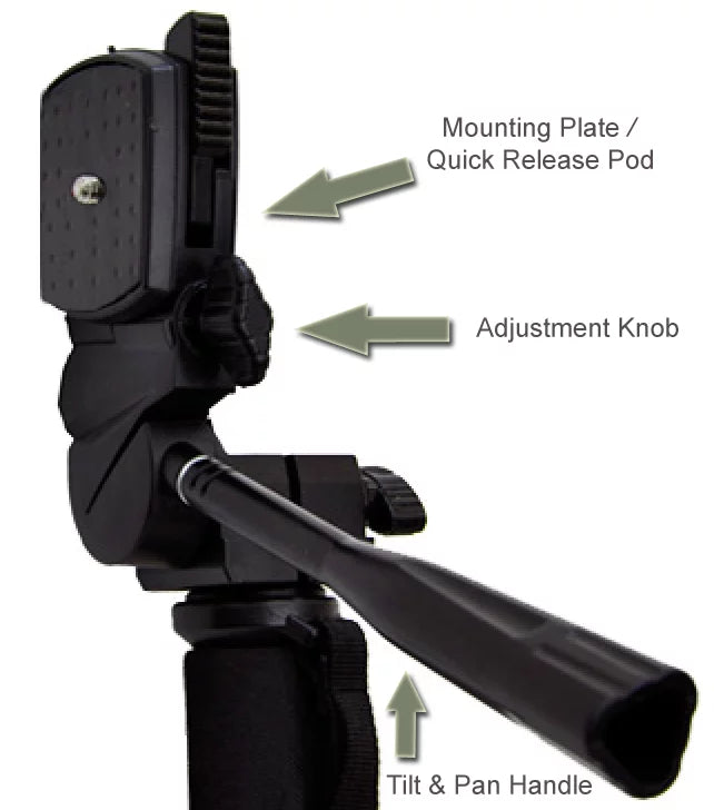 72" Professional Black / (Quick HF Canon Unipod For VIXIA R800 Monopod Release)