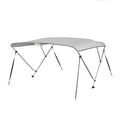 Bimini Top X 36" W Cover Long Boat 67"-72" Bow 6' Gray H 3