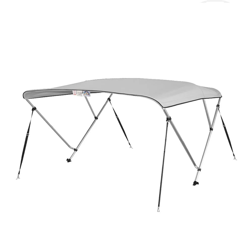 Bimini Top X 36" W Cover Long Boat 67"-72" Bow 6' Gray H 3