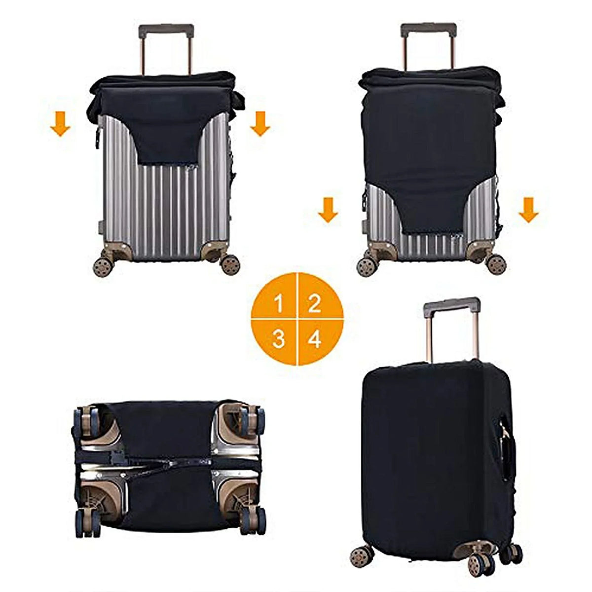Luggage Flower Cover Suitcase Kll Bees Protector- And Suitcase Cover