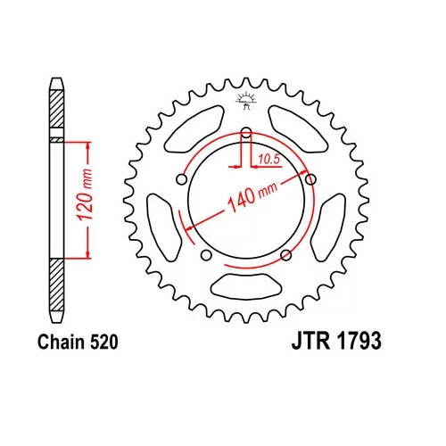 Steel 42T Street GSX-R600 fits SUZUKI 2001-2005 Rear Sprocket