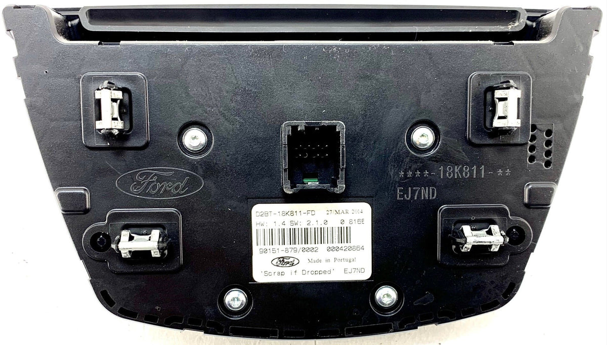 OEM w/ 2014-2019 Fiesta Control Sony D2BT-18K811-FD Panel Audio (Good) Pre-Owned Ford Radio ID