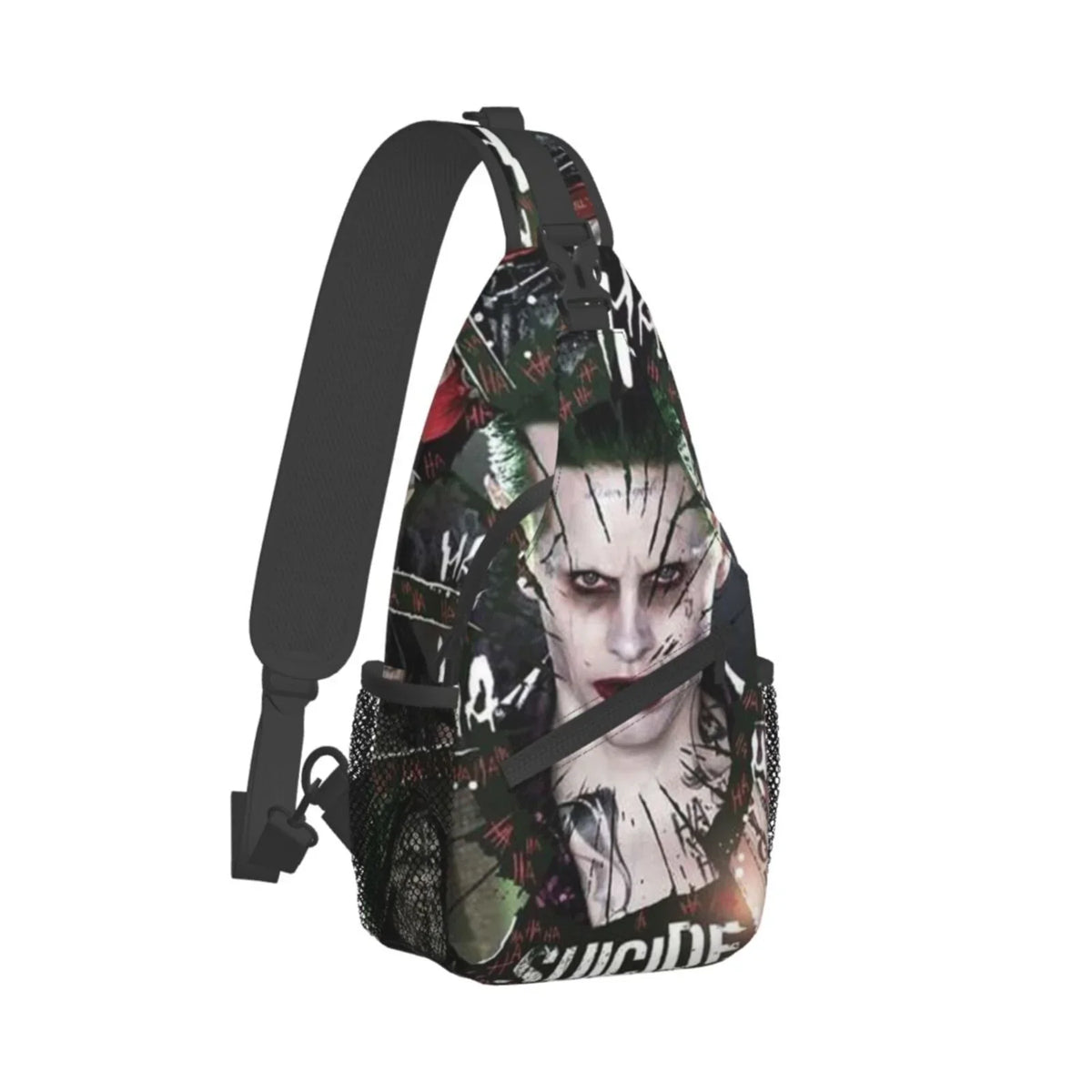 Teen Sling Travel Bag Suicide Adults Squad Chest Daypack Joker Backpack Bags Diagonally Crossbody Men Women For