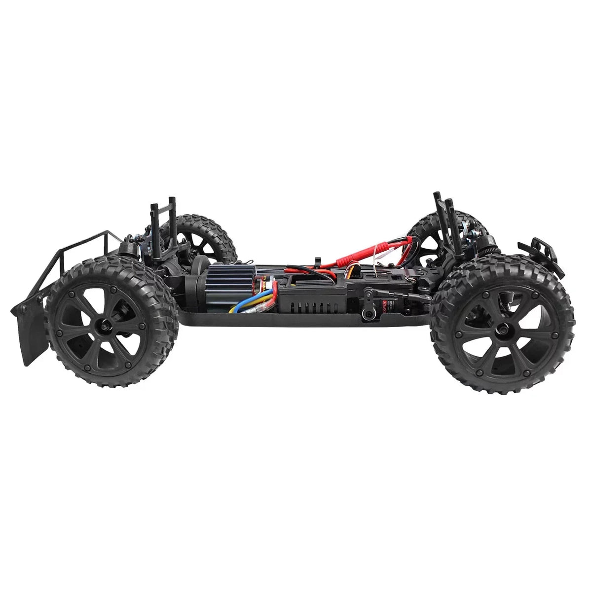 Motor RC Course Redcat Blue Short SC Truck, Racing Brushed Electric Blackout