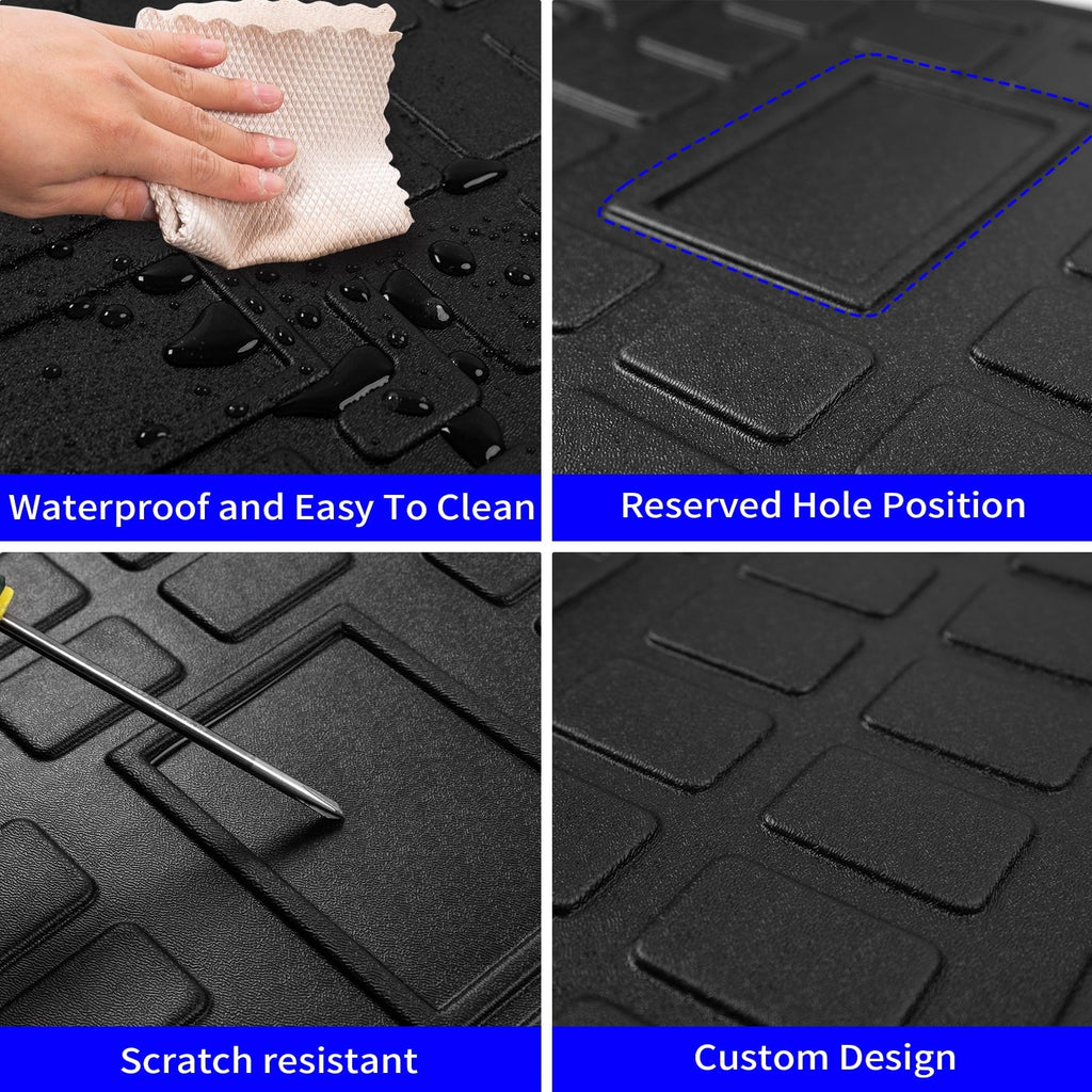 Floor Toyota Mat Seats Accessories 7 Cargo 2013-2023 4Runner Mat Mats Fit Cargo Liner Trunk