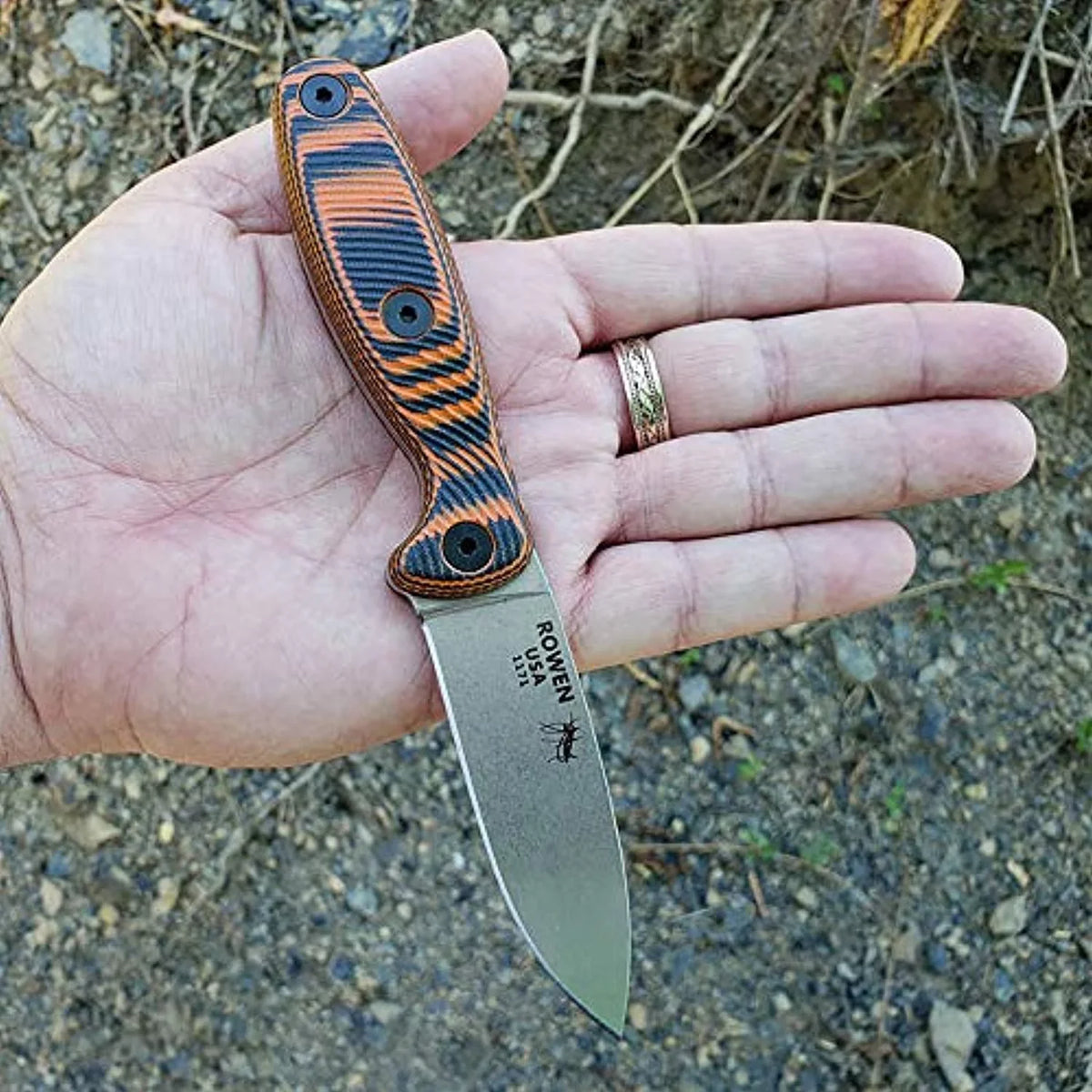 Xancudo Knife Fixed Knives Blade G10 S35VN & ESEE XAN2-006 Stainless Orange/Black Steel