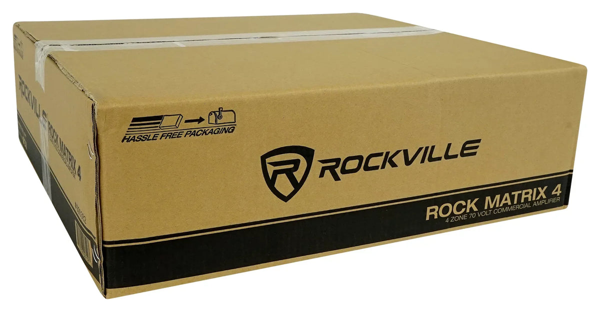 ROCK Speakers Multi Black Receiver+6) Rockville MATRIX Wall Ceiling+2) Home Room