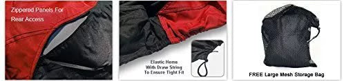 '- Storage from Rain, Yamaha Trailerable Includes Jet Ski Covers UV Rays, Sun, Color Straps RED/Black Trailer and - Bag Weatherproof and for Weather All VX-C - - Protects 2021 More!