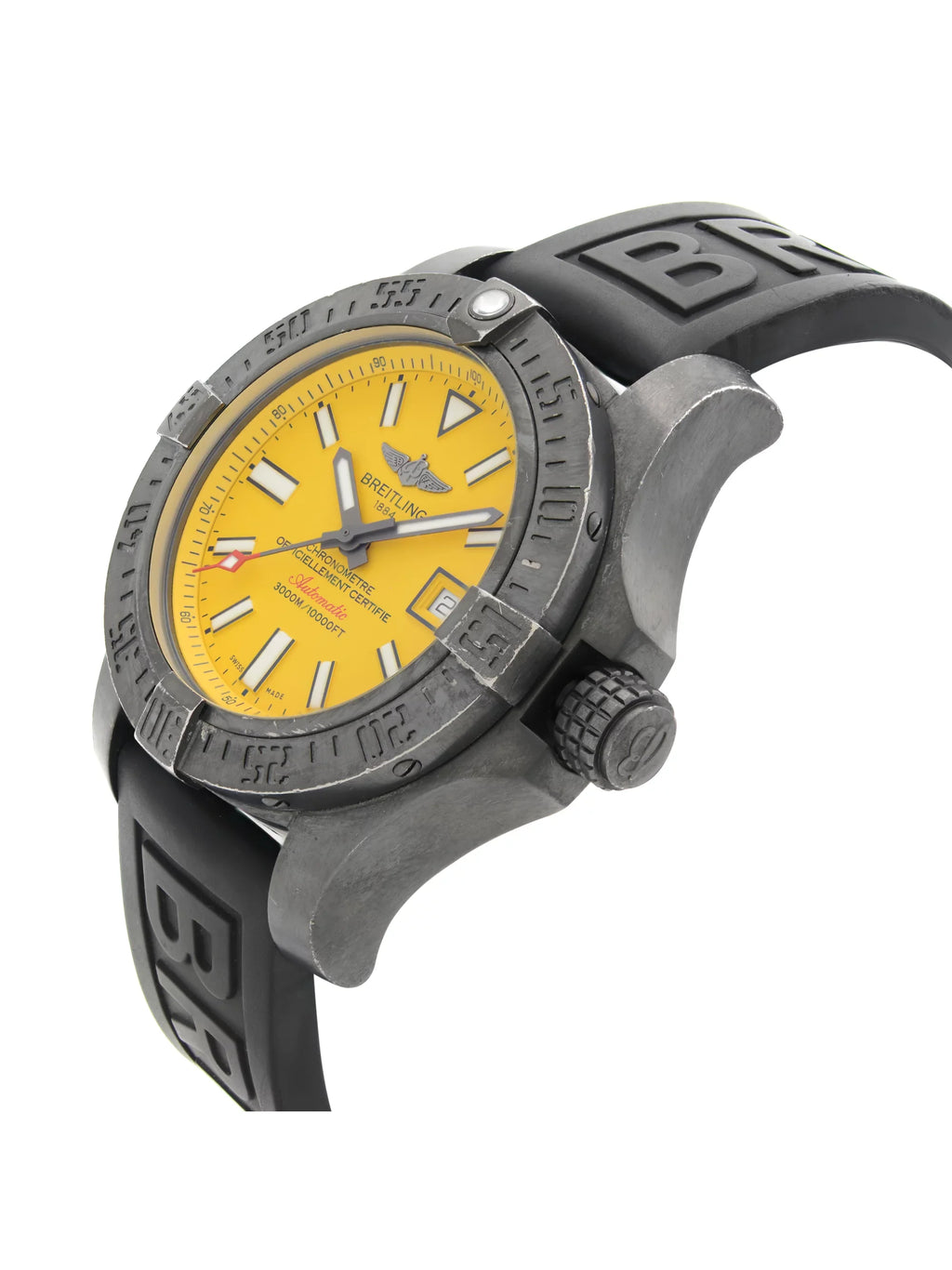 Steel Watch Avenger M17331E2/I530-153S Mens Seawolf II Black Breitling Automatic