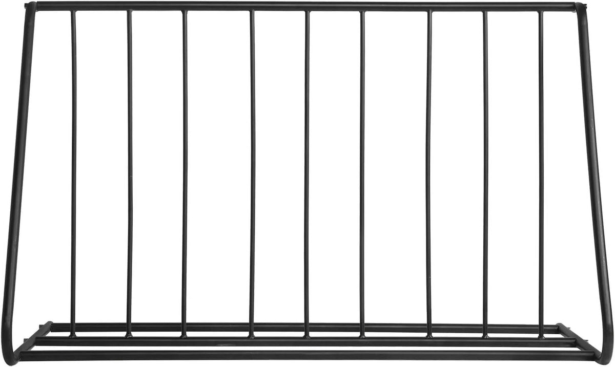 Storage Rack Double-Sided YGDU Capacity Parking Pipe 6-Bicylce Holder, Black Stand/Grid Steel Bike Bicycle