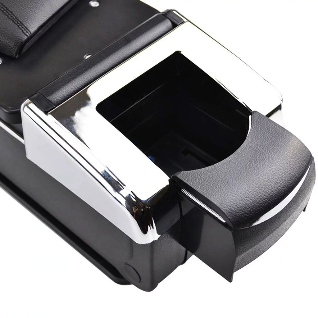 ZhdnBhnos Black Box Storage Rest 2007-2011 Console Car Holder Rotatable For Center Nissan Arm Container Armrest Versa/Tiida/Latio