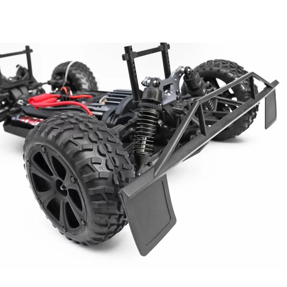 Motor RC Course Redcat Blue Short SC Truck, Racing Brushed Electric Blackout