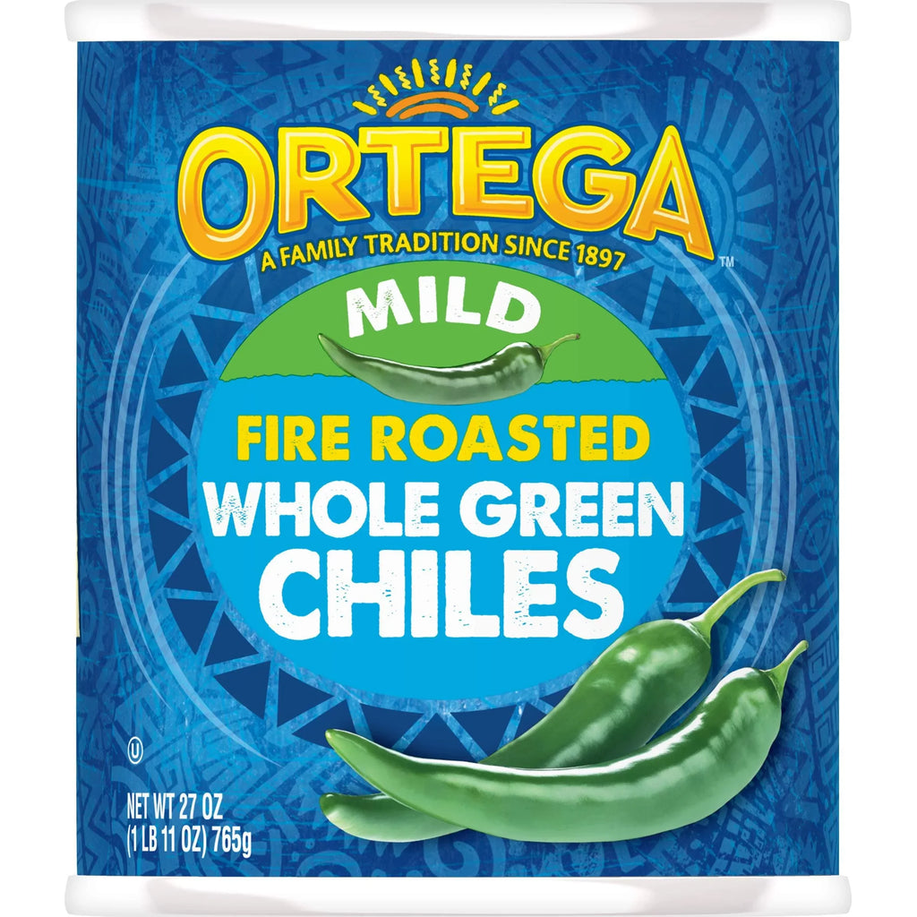 Peppers, (Pack Chiles, Green Ounce Mild, 12) Whole Of Ortega 27