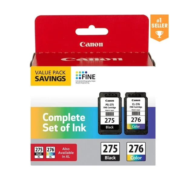 Pack CL-276 Set Complete Canon of Value Ink PG-275,