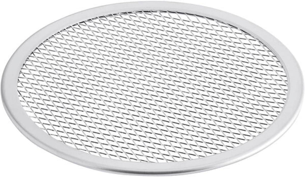 Set Kitchen & Pizza Screen Tray Pizzeria for Seamless Home Round Pan 2 Screen of Rim- Baking Pizza Pizza Round 9” Baking Bakeware Tray TrueCraftware- Restaurants Aluminum