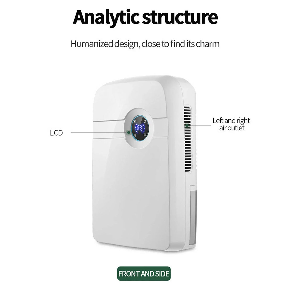Portable Control Home 2.5L Dehumidifier Remote Small with for 42W Dehumidifier MIDUO